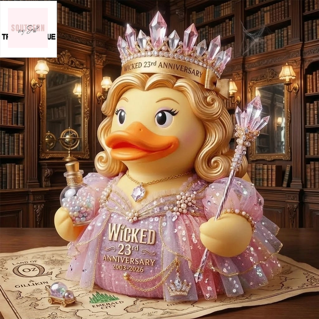 Wicked Glinda 23Rd Anniversary Commemorative Rubber Duck