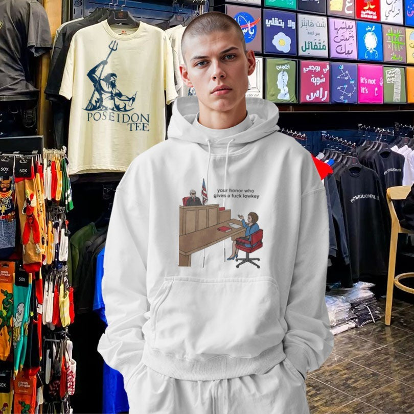 Your Honor Who Gives A Fuck Lowkey Court America T-shirt